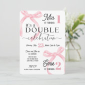 Twins Join Birthday Pink Coquette 招待状 (スタンド正面)