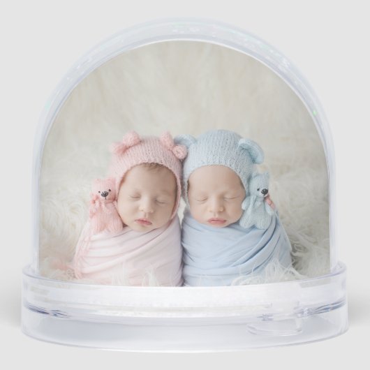 Twins Our First Christmas 2 Photos Script Baby (裏面)