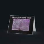 TWINS SAY PROUD AS PEACOCK TO HAVE U AS MOM カード<br><div class="desc">Let Her Know how very SPECIAL she is on her BIRTHDAY and send this beautiful and loving Peacock Card from the two of you and send DOUBLE THE LOVE this year :)</div>