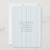 Twins Teddy Bear Baby Shower Boy Invitation 招待状 (裏面)