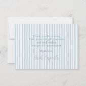 Twins Teddy Bear Baby Shower Thank You ノートカード (裏面)