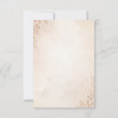 Twins Teddy Bear Balloons Baby Shower サンキューカード (裏面)