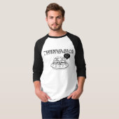 TWINVASION "私達はここにいます! " Tシャツ (正面フル)