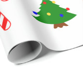 Twinziesアフリカ系アメリカ人クリスマスアフロキッズツイン ラッピングペーパー (ロールコーナー)