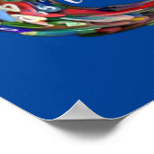 Twirlのコードアート ポスター (角)