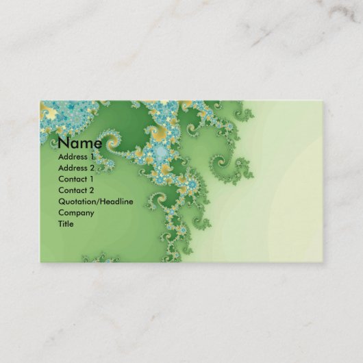 Twirligig -フラクタル 名刺 (正面)