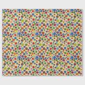 Twirlyのパーティーの点 ラッピングペーパー (フラット)