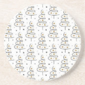 「Twirly Tree」クリスマス コースター (正面)