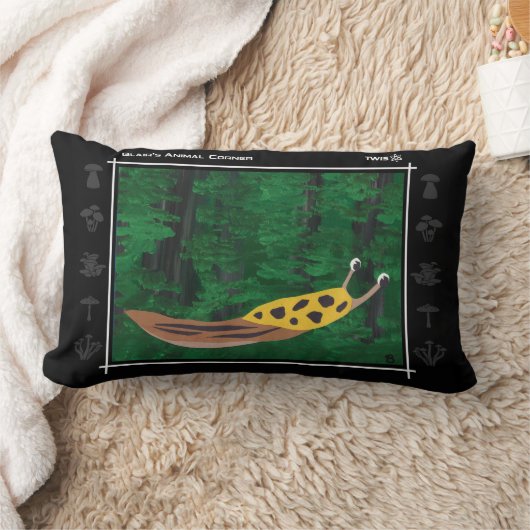 TWISの枕: ブレアの動物の角のバナナのスラグ ランバークッション (ブランケット)