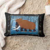 TWISの腰神経の枕: ブレアの動物の角のマンモス ランバークッション (ブランケット)