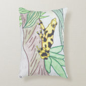 TWIS #blairsanimalcorner黄金のカエル枕 アクセントクッション (正面(垂直))