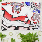 Twist Hakuna Matataフランスの：カルチュラルユニークブレンド キッチンタオル (折り畳み)