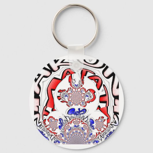 Twist Hakuna Matataフランスの:カルチュラルユニークブレンド キーホルダー (正面)