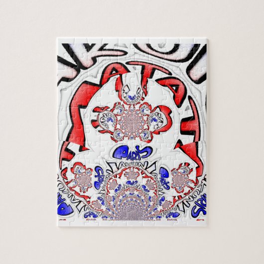 Twist Hakuna Matataフランスの:カルチュラルユニークブレンド ジグソーパズル (縦)