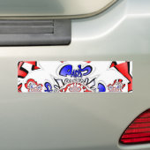 Twist Hakuna Matataフランスの:カルチュラルユニークブレンド バンパーステッカー (車上)