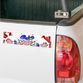 Twist Hakuna Matataフランスの:カルチュラルユニークブレンド バンパーステッカー (トラック上)