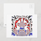 Twist Hakuna Matataフランスの：カルチュラルユニークブレンド ポストカード (正面/裏面)