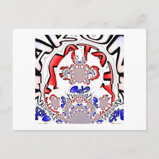 Twist Hakuna Matataフランスの：カルチュラルユニークブレンド ポストカード (正面)