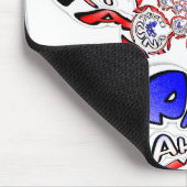 Twist Hakuna Matataフランスの：カルチュラルユニークブレンド マウスパッド (コーナー)