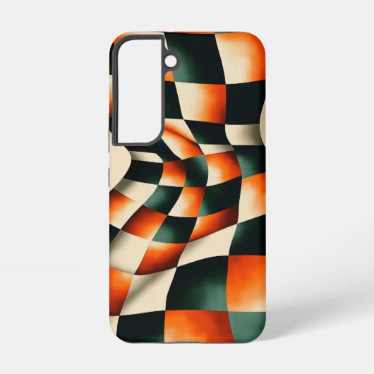 Twist Phone自然ケースのチェック Samsung Galaxyケース (裏面)