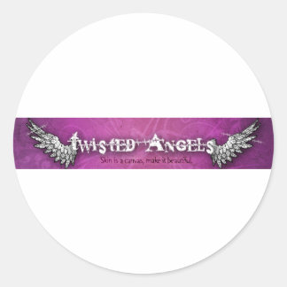 Twisted Angelsロゴスタンプ ラウンドシール