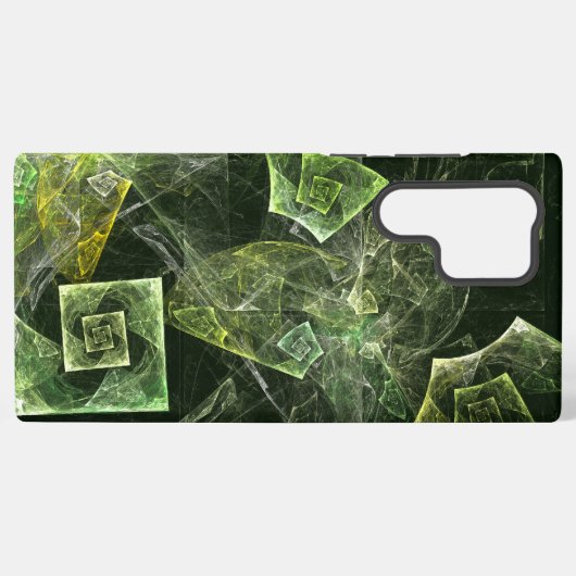 Twisted Balance Fractal Geometry Light Abstract Samsung Galaxyケース (裏面横)