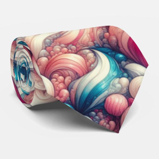 Twisted Cotton Candy ネクタイ (ロール)