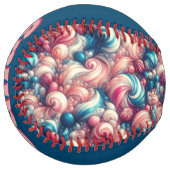 Twisted Cotton Candy (personalize) ソフトボール (正面左)