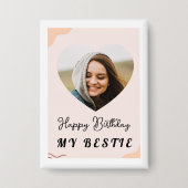 Twisted Heart Metal Button 缶バッジ (正面)