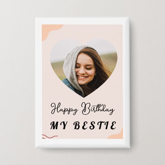 Twisted Heart Metal Button 缶バッジ (正面)