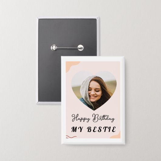 Twisted Heart Metal Button 缶バッジ (正面/裏面)