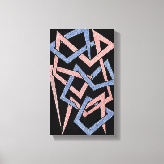 Twisted Hues Canvas キャンバスプリント (正面)