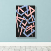 Twisted Hues Canvas キャンバスプリント (インサイチュ (ウッドフロア))