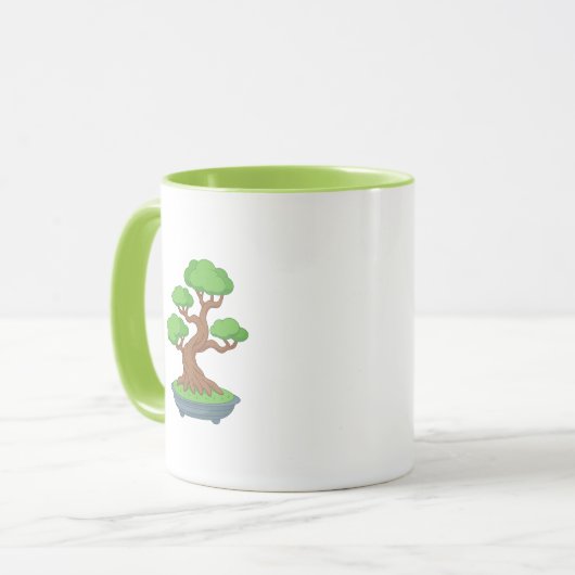 Twisted Japanese Bonsai Tree マグカップ (正面左)