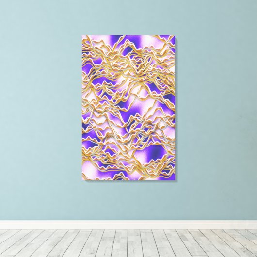 Twisted ropes pattern  キャンバスプリント (インサイチュ (ウッドフロア))