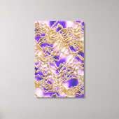 Twisted ropes pattern  キャンバスプリント (正面)