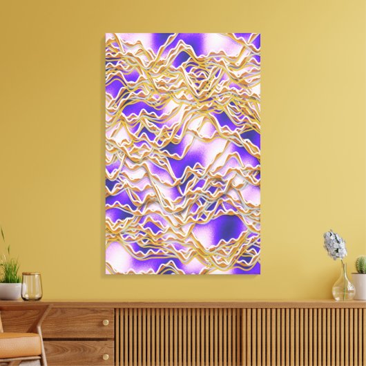 Twisted ropes pattern  キャンバスプリント (インサイチュ (リビング))