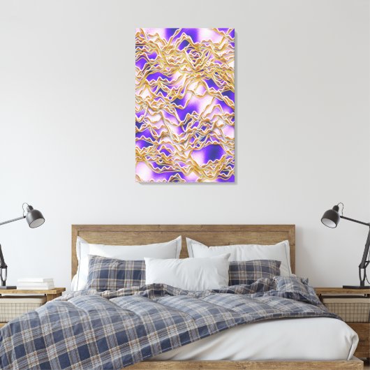 Twisted ropes pattern  キャンバスプリント (インサイチュ (寝室))