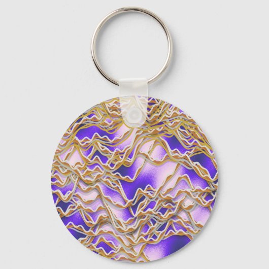 Twisted ropes pattern キーホルダー (正面)