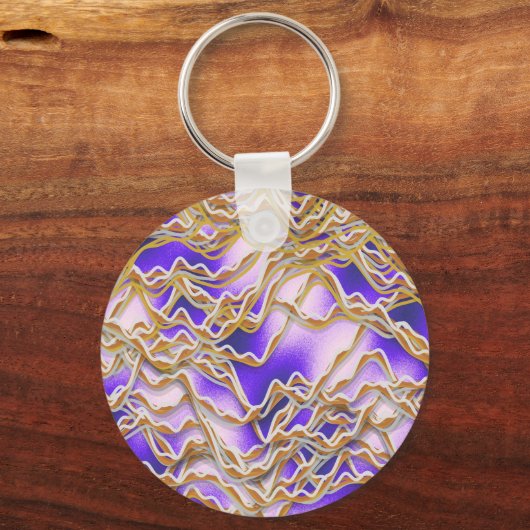 Twisted ropes pattern  キーホルダー (裏面)