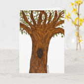 Twisted Tree  カード (黄色い花)