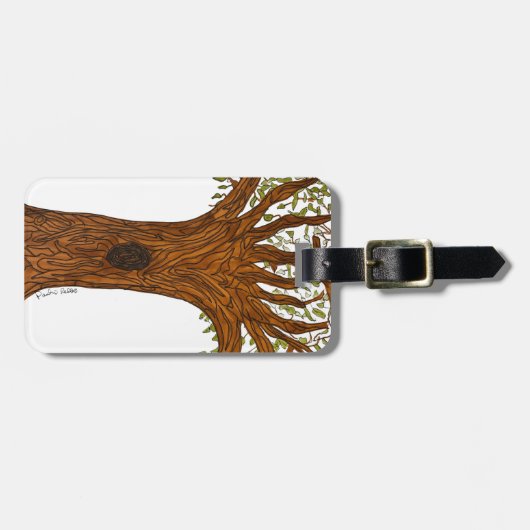 Twisted Tree ラゲッジタグ (正面横)