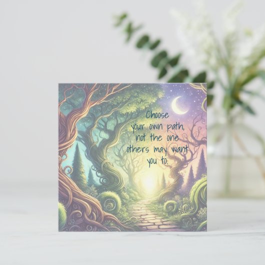 Twisted Tree Path & Quote カード (スタンド正面)