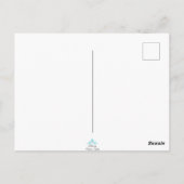 Twisted Tree with Blue background ポストカード (裏面)