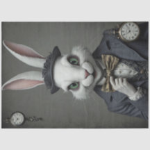Twisted Wonderland - Creepy White Rabbit Decompage