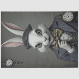 Twisted Wonderland - Creepy White Rabbit Decompage 薄葉紙