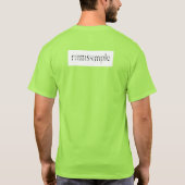 Twister Ruinissimpleチャンピオンシャツ Tシャツ (裏面)