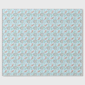 Twisters Tornado Gift Wrapping Paper - Blue ラッピングペーパー (フラット)