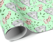 Twisters Tornado Gift Wrapping Paper - Green ラッピングペーパー (ロールコーナー)