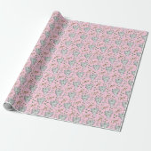 Twisters Tornado Gift Wrapping Paper - Pink ラッピングペーパー (アンロールド)